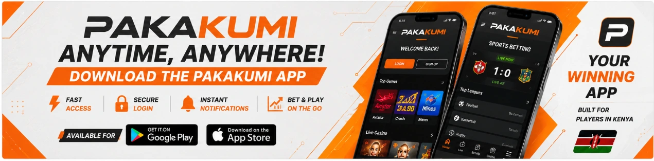 Play Pakakumi mobile application for users in Kenya